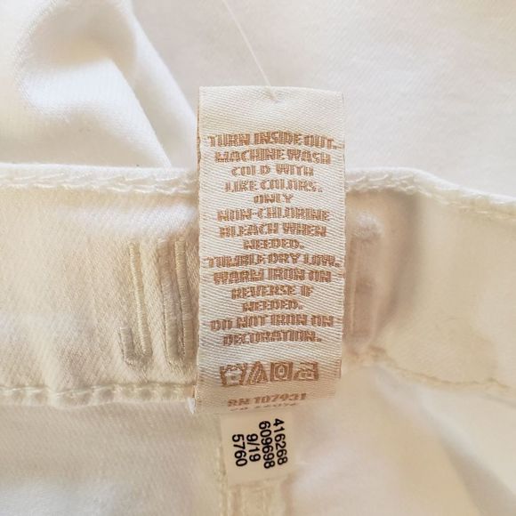 Justice Girl's plusButton Front Cuffed Jean Shorts - Picture 6 of 8